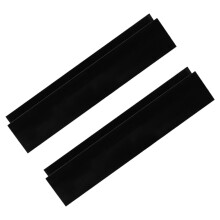 2Pcs Easy Install Black Plastic Groove for Baby Gate Reinforcement