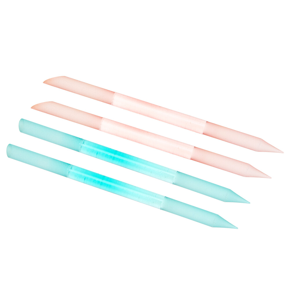 Solustre 4Pcs Glass Nail Files For Manicure And Pedicure