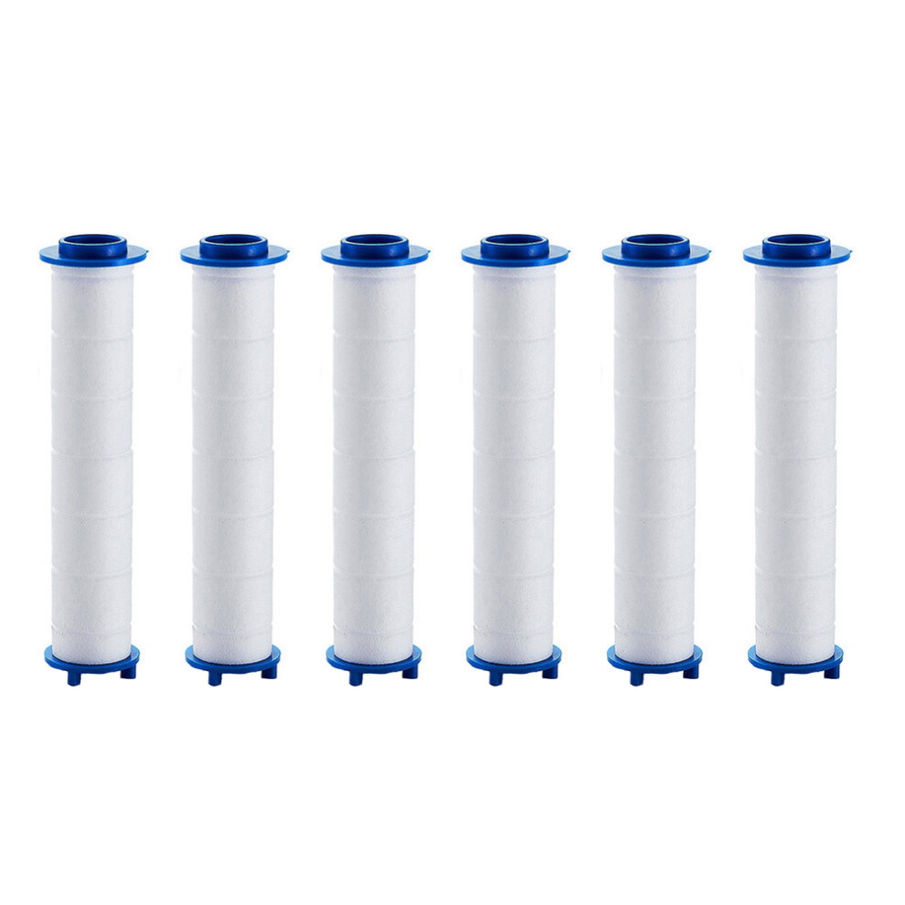 6Pcs Blue Pp Cotton Shower Replacement Filters High Pressure Bath Use 3352901664070