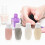 4Pcs Nail Press Empty Bottles For Nail Polish Remover Dispensing 4