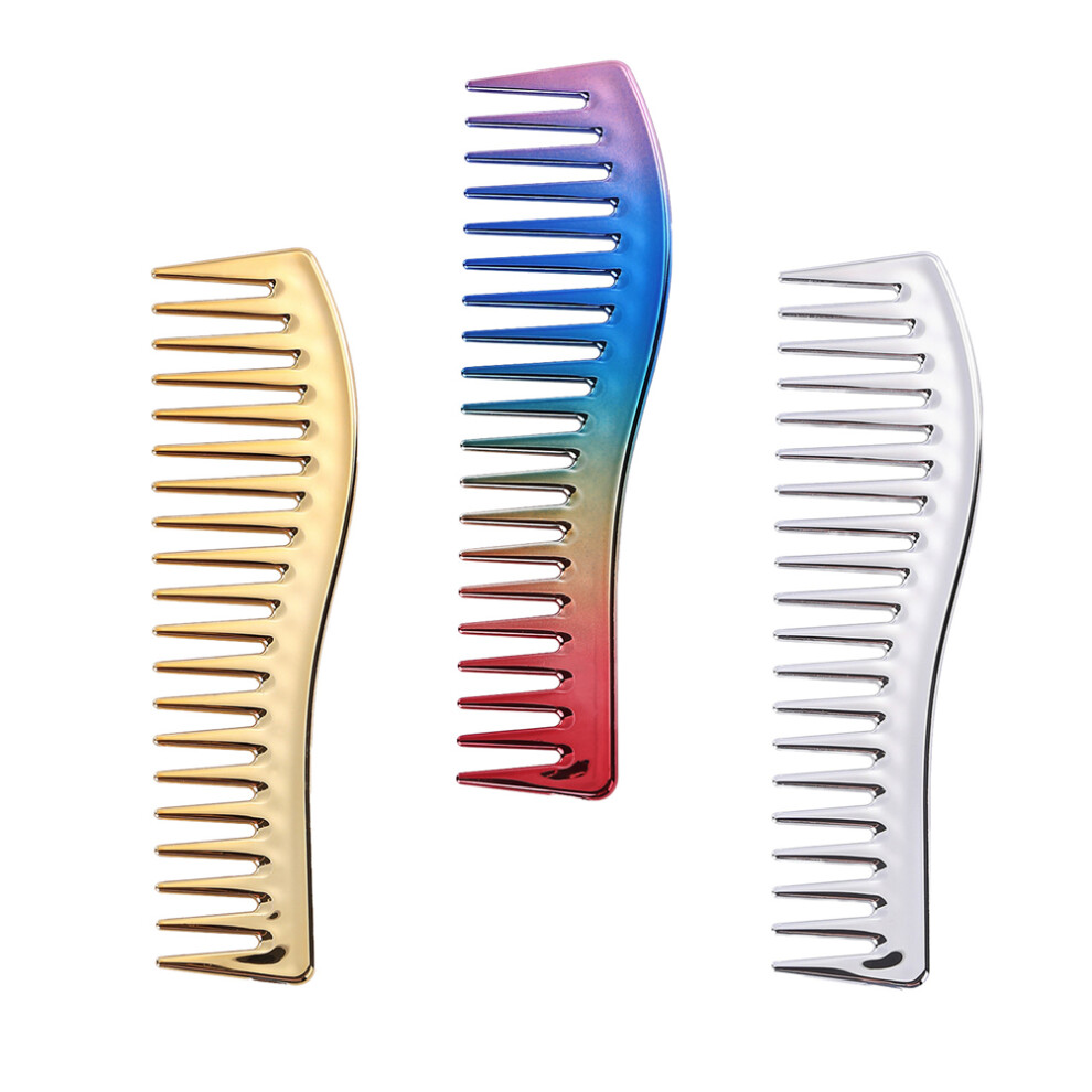 Solustre Unisex 6 Pcs Large Teeth Comb For Barber Haircut And Hairdressing