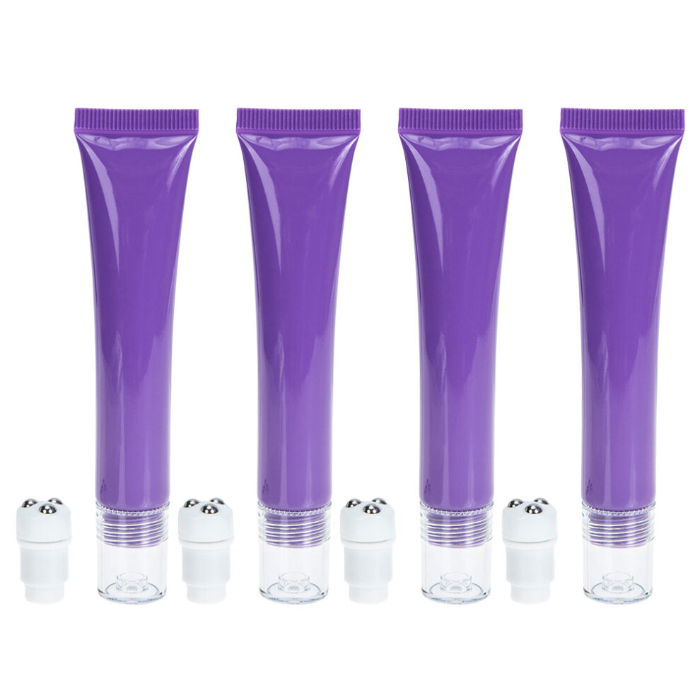 Solustre Cream 8 Pcs 20G Empty Roller Ball Eye Tube Dispenser For Cosmetics