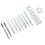 22 Pcs Snap Fasteners Installation Tool Kit With Rivets And Buttons 9
