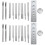 22 Pcs Snap Fasteners Installation Tool Kit With Rivets And Buttons 5
