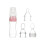 3Pcs Silica Gel Spoon Head Rice Paste Bottle For Baby Training Pink 2