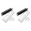2Ensembles Plaques De Renfort Porte Métal ABS Durable 4