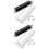2Ensembles Plaques De Renfort Porte Métal ABS Durable 7