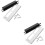 2Ensembles Plaques De Renfort Porte Métal ABS Durable 8