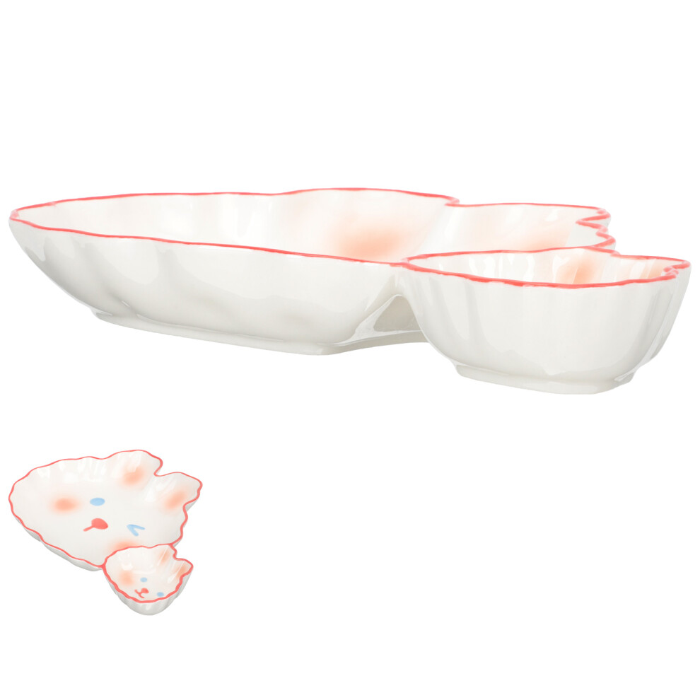 Ceramic Dumpling Plate Multi-Function Sushi Food Dish Home Supply Aboofan