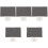 5 Sets Reptile Carpet Bedding Polyester Waterproof Mat 3
