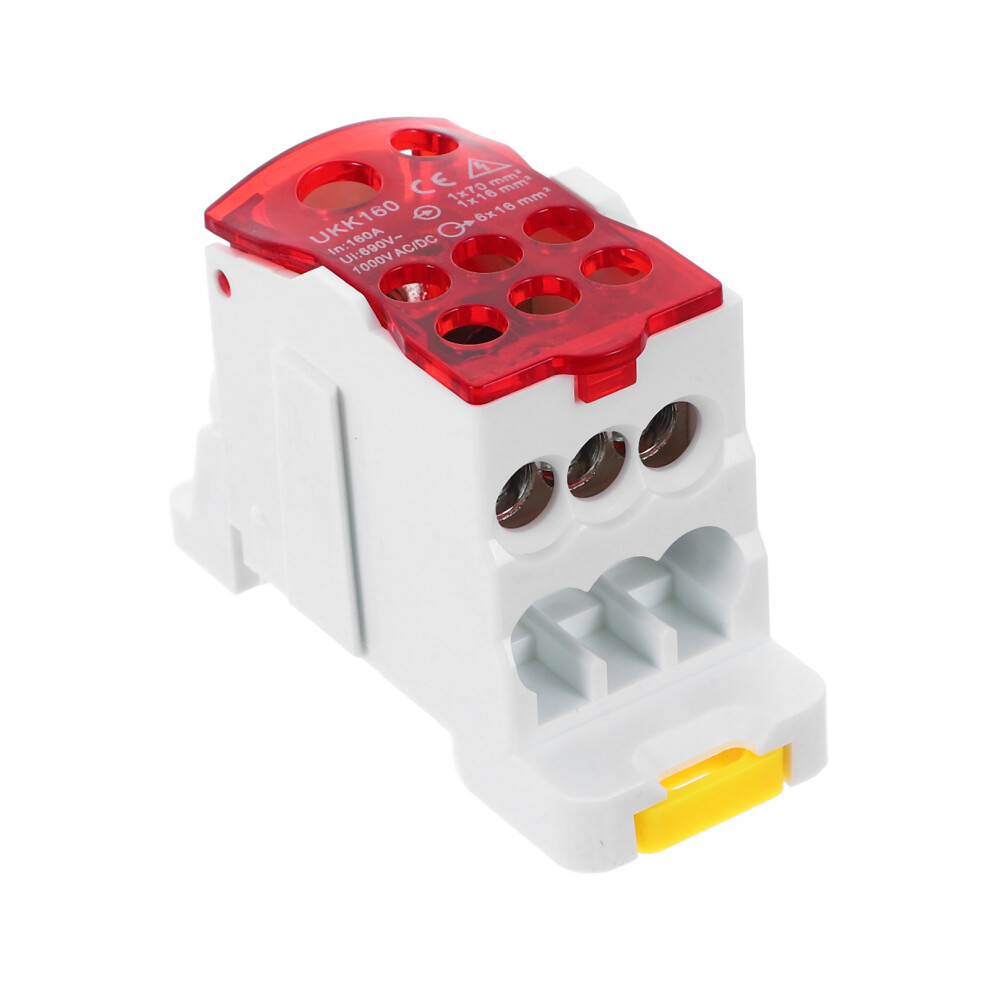 5Pcs Rail Installation Terminal Box Din Rail Power Distribution Block 031862901778