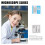 5Pièces Lames Préparées Pour Microscope Usage Éducatif Transparentes 9