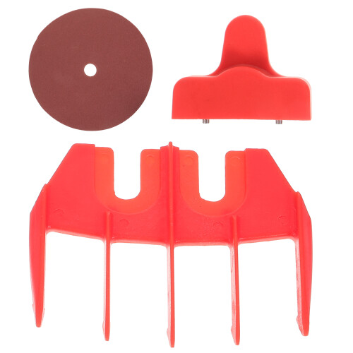 4 Sets Sheep Shear Guide With Sharpener And Sandpaper 2