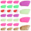 140Pcs 7 Sets Pet Claw Cover For Cat Size L 11