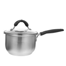 1 Pc Stainless Steel Single Handle Stockpot For Noodle Soup