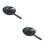 2Pcs Kitchen Iron Flat Bottom Non Stick Cooking Pan Wok 4