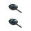 2Pcs Kitchen Iron Flat Bottom Non Stick Cooking Pan Wok 6
