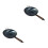 2Pcs Kitchen Iron Flat Bottom Non Stick Cooking Pan Wok 9