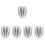 5Pcs Silicone Mixing Cups For Diy Epoxy And Craft Glue 5