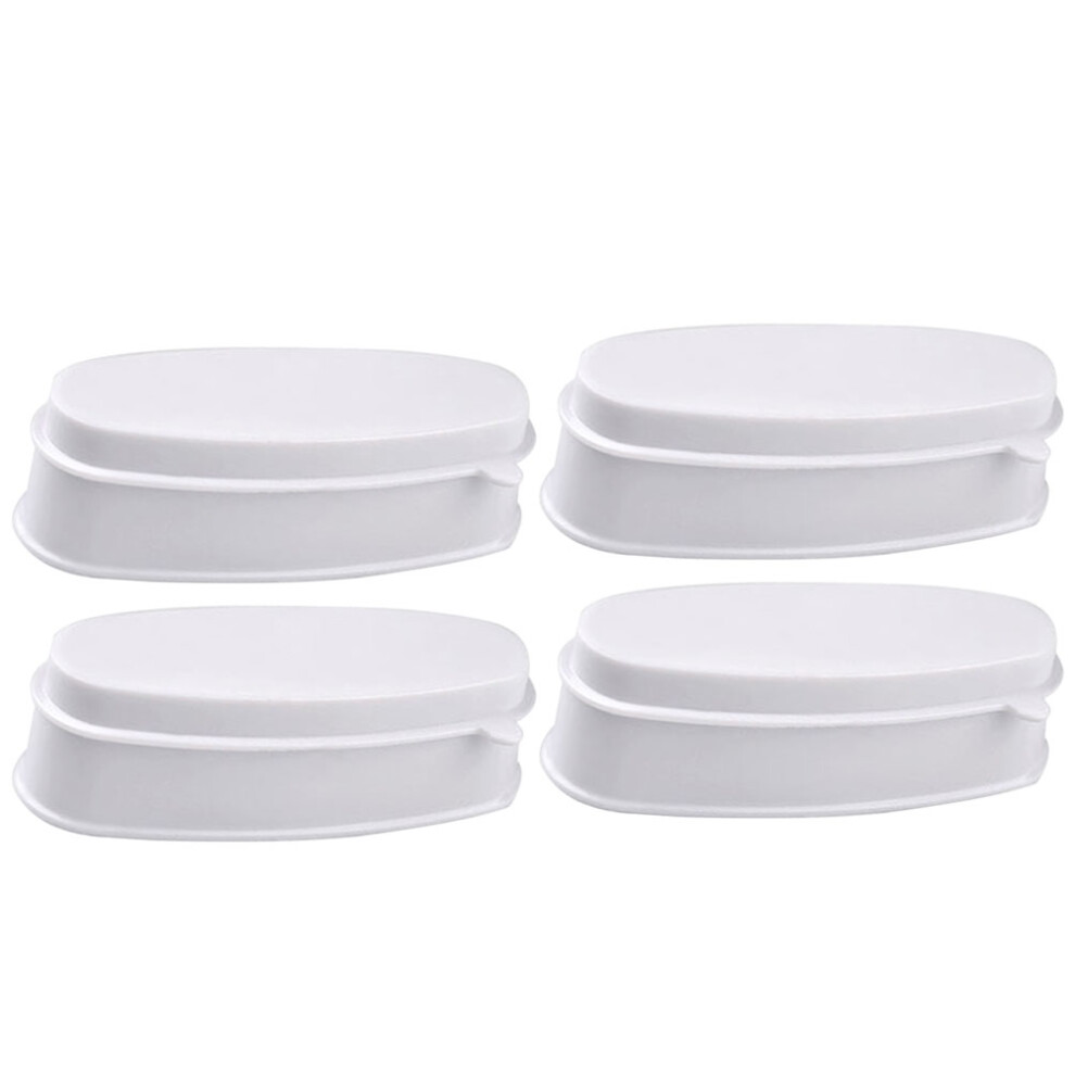 Solustre 16 Pcs Empty Nail Art Glitter Powder Storage Boxes