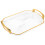 2Pcs Reusable Rectangle Food Storage And Serving Tray With Handles 2