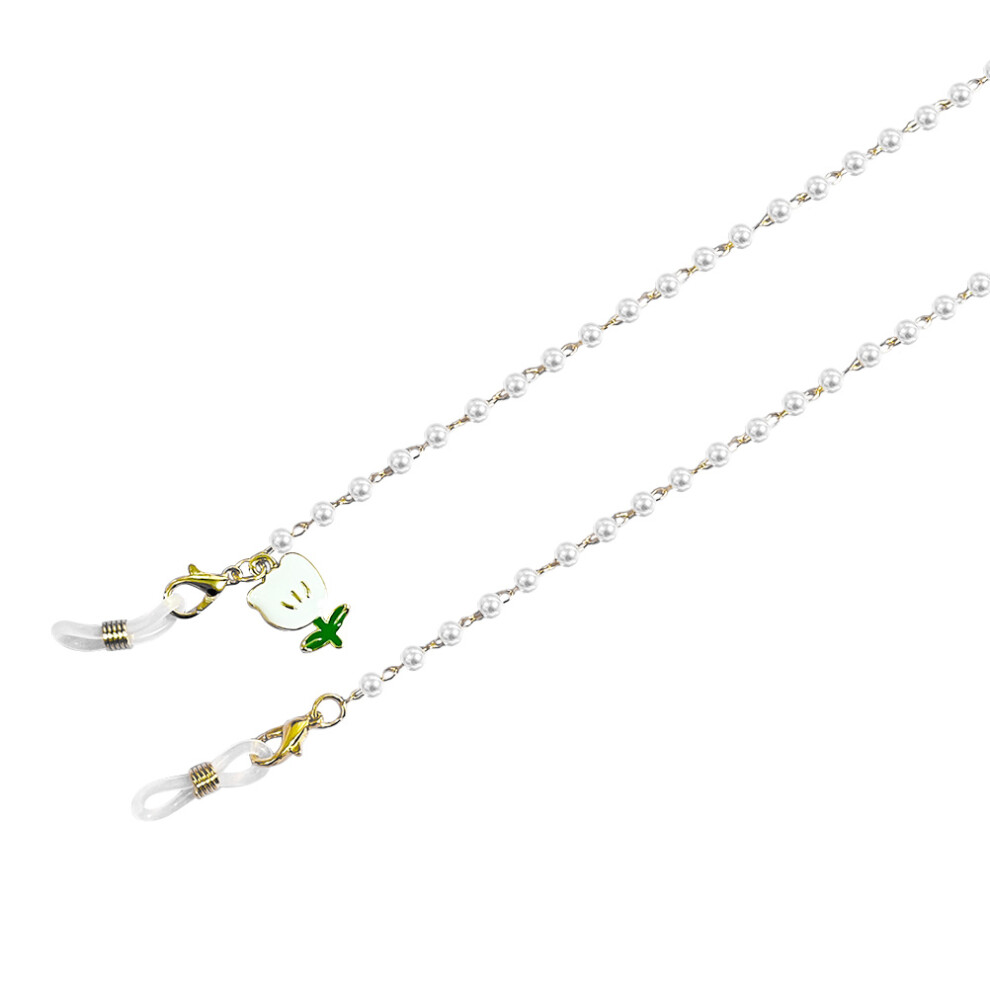 Solustre 3Pcs Eyeglass Chain Holder Strap Flower Lanyard Eyewear Retainer