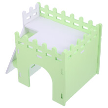 2Pcs Guinea Pig Hideout House With Ramp For Small Animals