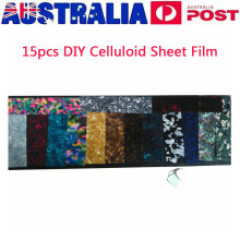 30 Pcs Diy Guitar Pick Punch Sheets Celluloid Mixed Thickness