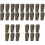 30 Pcs Elastic Belt Keepers Backpack Straps Nylon Webbing Loop Holders 5
