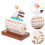 2Pcs Wood Duck Rotating Table Calendar For Office Home Use 11