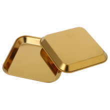 2 Pcs Badge Patches Thickened Metal Dinner Plate Child