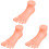 3Pcs Pink Nail Art Foot Model Bendable Manicure Training Tool Practice 2