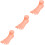 3Pcs Pink Nail Art Foot Model Bendable Manicure Training Tool Practice 5