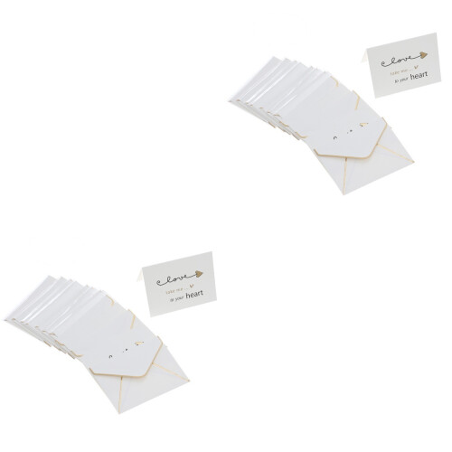 20 Pcs Blank Greeting With Envelopes For Giving 2