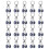 40 Pcs Curtain Track Roller Hooks Ceiling Gliders For Rail Divider 1