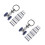 40 Pcs Curtain Track Roller Hooks Ceiling Gliders For Rail Divider 10