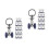 40 Pcs Curtain Track Roller Hooks Ceiling Gliders For Rail Divider 6