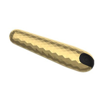 Handheld Massage Wand NSD9DS Gold - 10 Modes, Quiet, Waterproof, Cordless Bullet Massager, Soft Silicone, Portable
