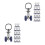 40 Pcs Curtain Track Roller Hooks Ceiling Gliders For Rail Divider 7