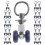 40 Pcs Curtain Track Roller Hooks Ceiling Gliders For Rail Divider 3