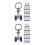 40 Pcs Curtain Track Roller Hooks Ceiling Gliders For Rail Divider 4