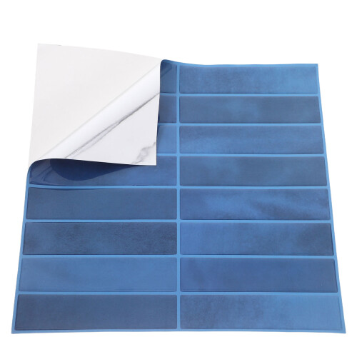 3 Sheets Self-Adhesive Tile Sticker For Kitchen Backsplash Waterproof 1