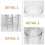 Transparenter Cocktailshaker Milchtee Pfanne Bar 9