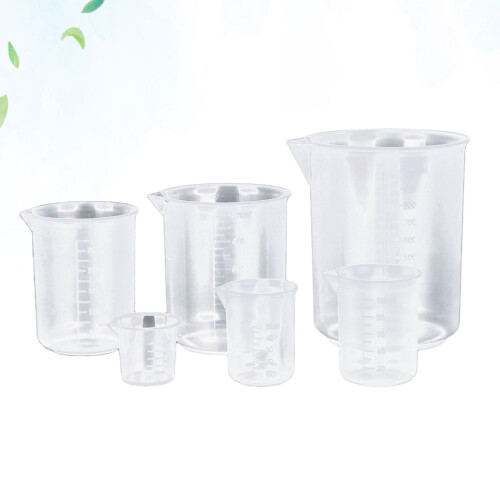 5Stk Messbecher Set Für Schullabor 50–1000 Ml 2