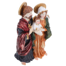 Estatuilla De Bautismo De Jesús En Resina Religiosa Decoración