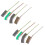 24 Pcs Stainless Steel Handle Wire Burnishing Brushes Assorted Color 11