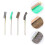 24 Pcs Stainless Steel Handle Wire Burnishing Brushes Assorted Color 10