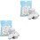 100 Pcs Self-Adhesive Nail Buffing Discs Polishing Grinding Pads 5