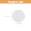 100 Pcs Self-Adhesive Nail Buffing Discs Polishing Grinding Pads 10