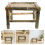 Banc En Pour Jardin Intérieur Extérieur Bureau 11